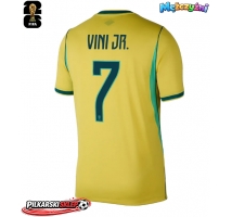 Brazylia Vinicius Junior #7 Koszulka Podstawowa MŚ 2026 Krótki Rękaw